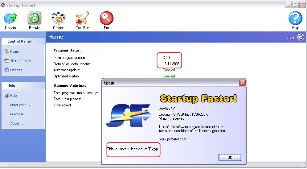 Startup Faster! 3.0.9