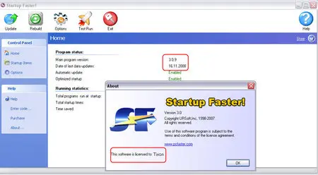 Startup Faster! 3.0.9