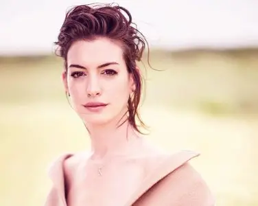 Anne Hathaway by Jem Mitchell for Glamour UK October 2015