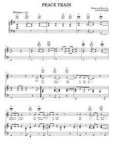Peace train - Cat Stevens (Piano-Vocal-Guitar)