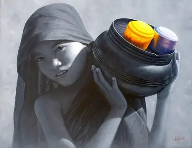 Paintings of Artist Aung Kyaw Htet
