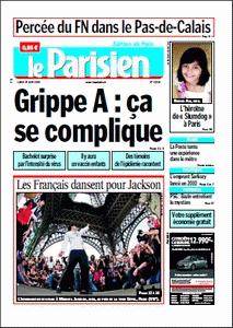 Le Parisien, Lundi 29 Juin 2009.