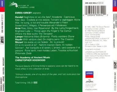 Emma Kirkby, Christopher Hogwood - Handel, Arne, Lampe, Haydn & Mozart (1998)