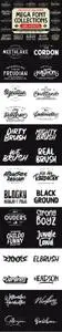 CreativeMarket - The MEGA FONT COLLECTIONS 2020 4539258