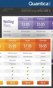 GraphicRiver Web Pricing Tables (Grids)