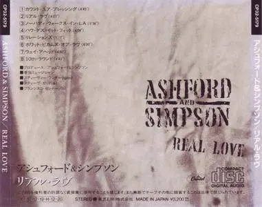 Ashford & Simpson - Real Love (1986) [Japan, 1st Press] {Black Triangle CD}
