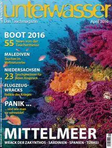 Unterwasser Das Tauchmagazin April No 04 2016