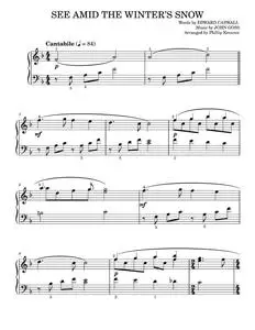 See amid the winter’s snow - John Goss (Easy Piano)