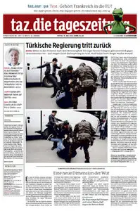 Tageszeitung TAZ vom 16 Mai 2014