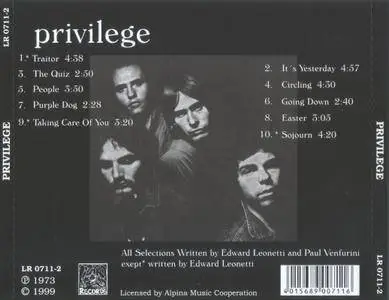 Privilege  - Privilege (1973)