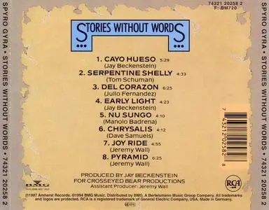 Spyro Gyra - Stories Without Words (1987) {BMG}