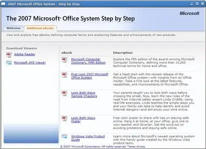 Microsoft Press - The 2007 Microsoft Office System Step-by-Step Companion CD