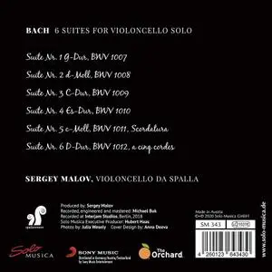 Sergey Malov - Johann Sebastian Bach: 6 Suites for Violoncello Solo (2020)