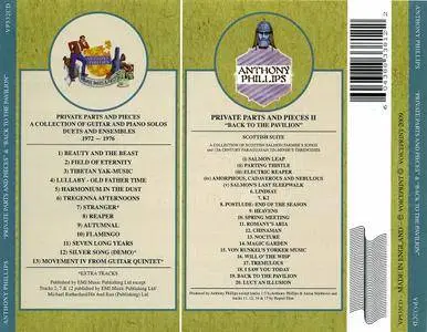Anthony Phillips - Private Parts & Pieces Part I (1978) + Part II: Back To The Pavilion (1980) 2CD Set, Remastered 2009