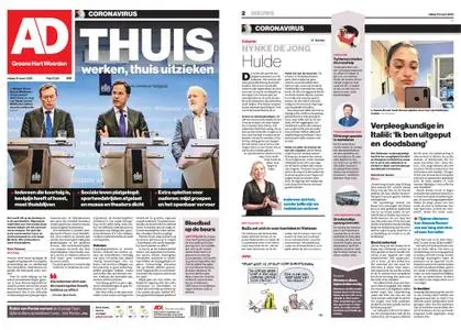 Algemeen Dagblad - Woerden – 13 maart 2020