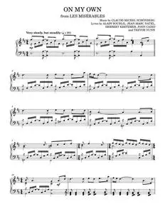 On My Own (from Les Miserables) - Alain Boublil (Piano Solo)