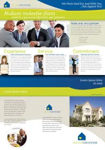 Brochure for real estate