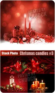 Stock Photo: Chrismas candles #3