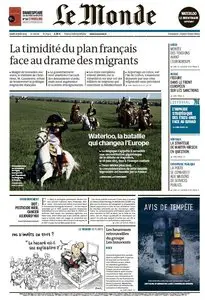 Le Monde du Jeudi 18 Juin 2015