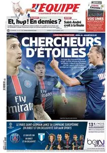 L'Equipe du Mardi 15 Septembre 2015