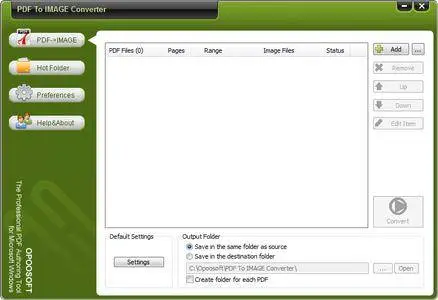 OpooSoft PDF To Image Converter 7.4 + Portable