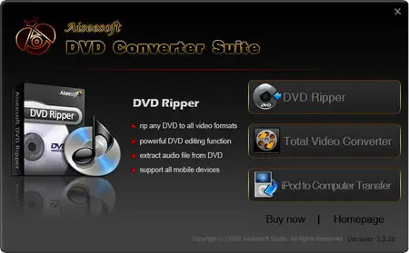 Aiseesoft DVD Converter Suite 5.0.36