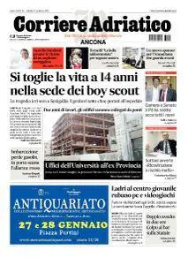 Corriere Adriatico Ancona - 27 Gennaio 2018