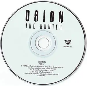 Orion The Hunter - Orion The Hunter (1984) [Reissue 1995]