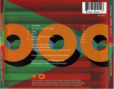 King Crimson - VROOOM (1994) {Discipline Global Mobile DR 9401 2}