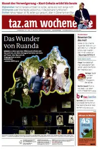 Tageszeitung TAZ vom 05 April 2014