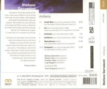 Stefano Gervasoni - Antiterra (2008)