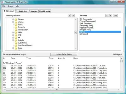 Directory List and Print Pro 3.09 + Portable