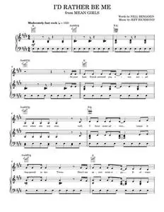 I'd Rather Be Me (With You) (Piano-Vocal-Guitar)