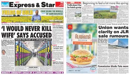 Express and Star City Edition – May 11, 2019