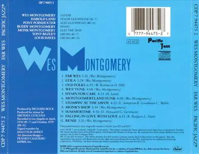 Wes Montgomery - Far Wes (1958) {Pacific Jazz CDP 7 94475 2 rel 1990}