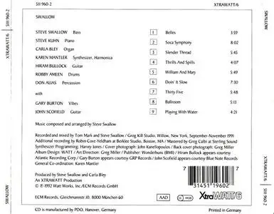Steve Swallow - Swallow (1992) {Watt/ECM}