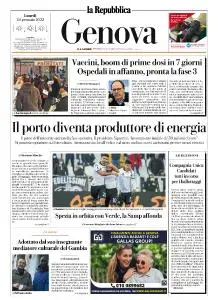 la Repubblica Genova - 24 Gennaio 2022