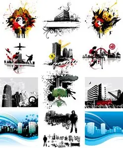 Vector set "City"