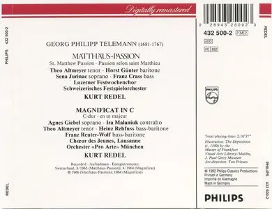 Telemann Matthew Passion - Kurt Redel