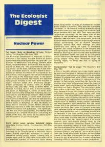 Resurgence & Ecologist - Digest (Vol 14 No 3 - 1984)