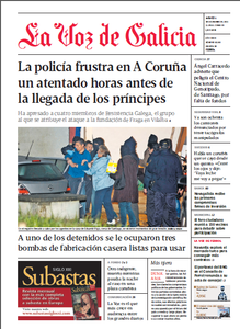 LA VOZ DE GALICIA - 01 December 2011