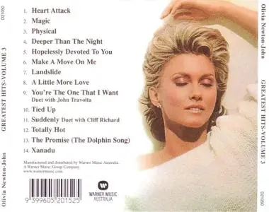 Olivia Newton-John - Olivia's Greatest Hits Vol. 3 (1982) [1999, Digitally Remastered]