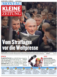 Kleine Zeitung [Kärnten|Steiermark] 23. Dezember 2013