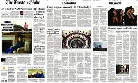 The Boston Globe – March 12, 2019