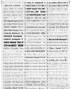 Big Fonts Collection