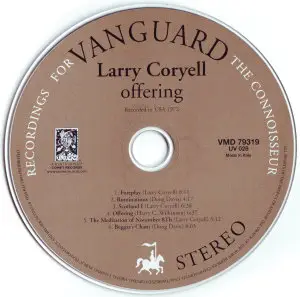Larry Coryell - Offering (1972) {Vanguard}