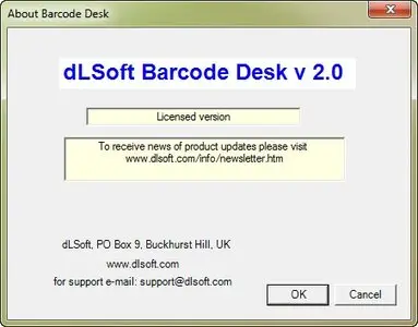 DlSoft Barcode Desk 2.0