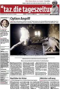 Tageszeitung TAZ vom 27 August 2013