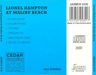 Lionel Hampton - At Malibu Beach (1961) {Jasmine Records JASMCD 2535 rel 1992}