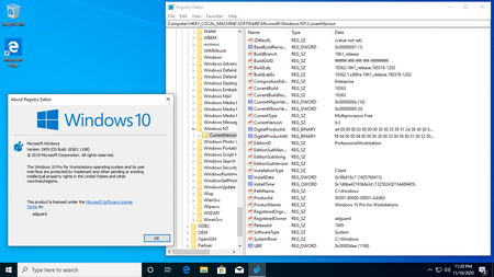 Windows 10 version 1909 Build 18363.1198 Business / Consumer Editions